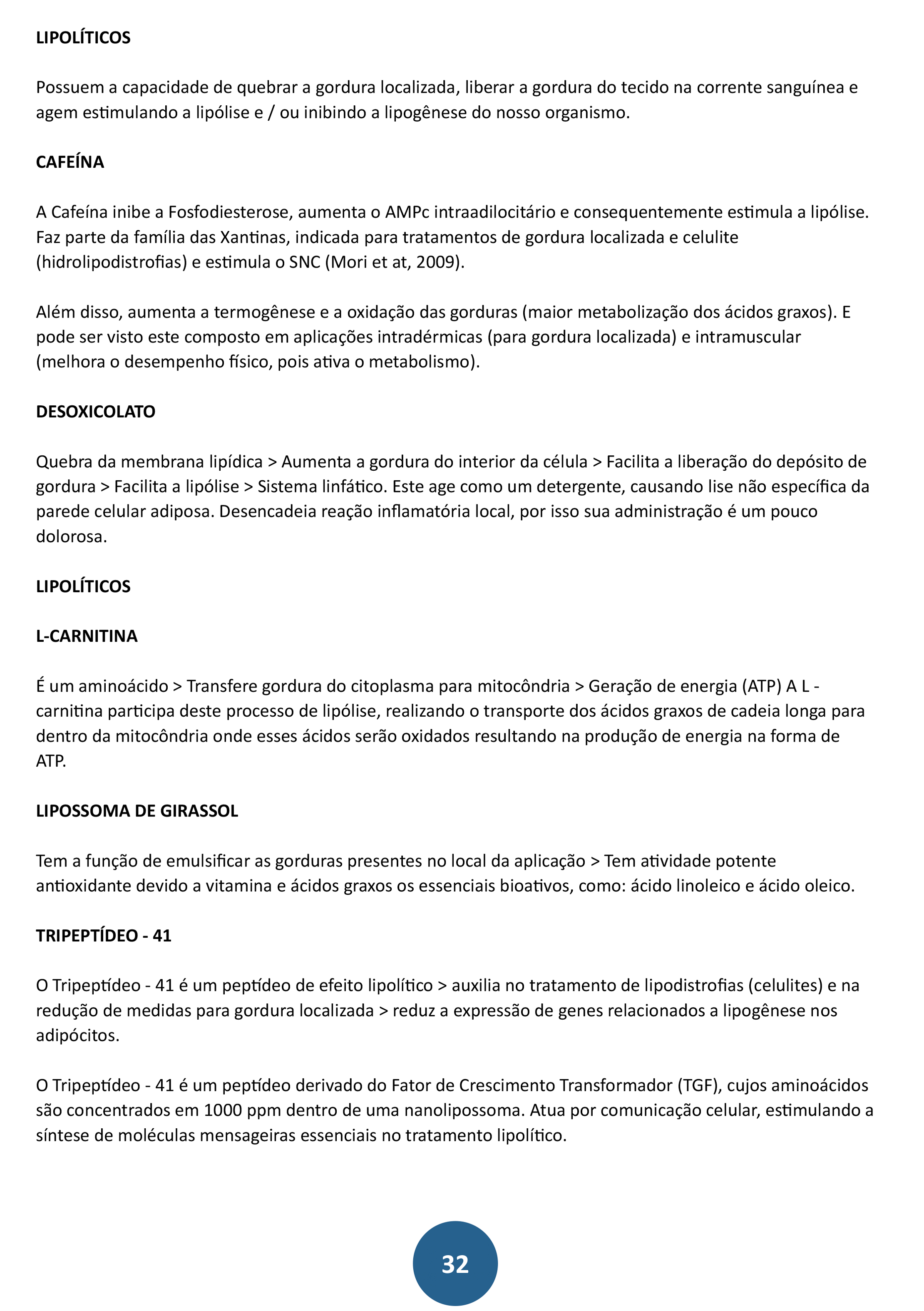 Página original da apostila antes da reformulação editorial